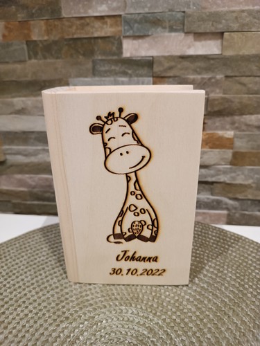 Personalisierte spardose holz - personalisierte,