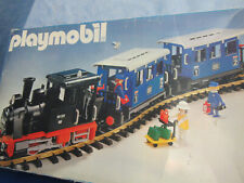 TOP 4000 Eisenbahn Dampflok 2 Personenwagen 12 LGB Schienen gebogene 1100 OVP