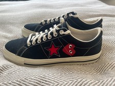 CONVERSE x COMME DES GARÇONS PLAY One Star schwarz Unisex Schuhe US 10,5