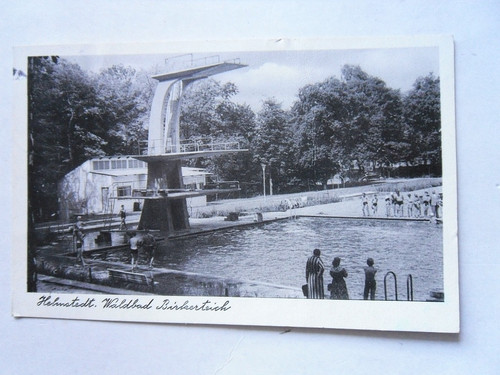 Helmstedt waldbad - ak,