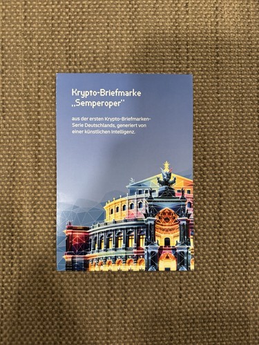 Briefmarke semperoper dresden - briefmarke,