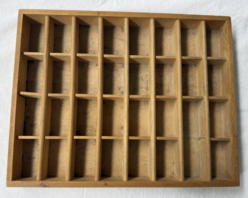 Antiker holz setzkasten - antiker, •