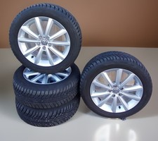 4x Original 16 Zoll Winterräder VW Polo VI AW  2G0601025AF LK 5x100 Alufelgen 