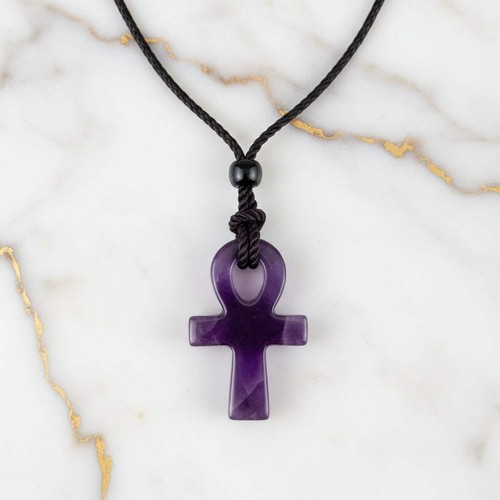 Amethyst halskette edelstein - amethyst,
