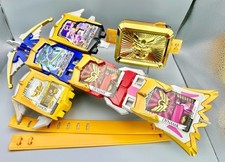 Power Rangers Megaforce Goseiger DX Sky LandSea Buster Buckle 5 Karten Set...