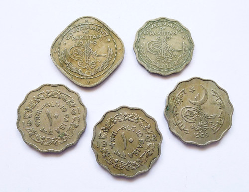 Pakistan lot münzen - lot, 2