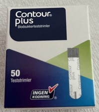 Contour Plus Blutzucker-Teststreifen - 50 Stück - NEU OVP MHD 01/27