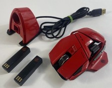 MAD CATZ R.A.T. 9 RAT9 Laser Gaming Maus 2 Akkus Ladestation - Taste teildefekt