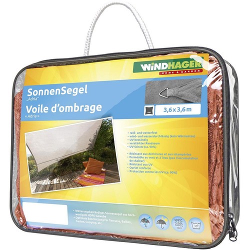 Sonnensegel 6m sunsail - wh, 3,6m