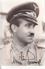 Adolf Galland - Jagdflieger - Generalleutnant - Foto - original signiert