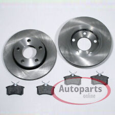 Bremsscheiben belüftet Ø 256 mm + Beläge hinten für Audi A4 S4 Quattro [B5]