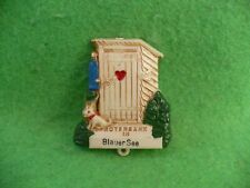 Anstecknadel Notenbank in  Blauer See Harz Vintage Hutnadel Wandernadel