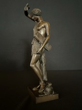 Antik Bronze Figur verwundete