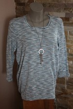 Cecil Shirt/Pullover Gr. L/XL/XXL 42/44/46 blau weiß