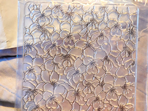 Floral embossing folder - embossing,