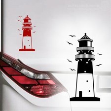 Leuchtturm Büsum 30cm Auto Aufkleber Nordsee A43 Heck Wohnmobil Wohnwagen Urlaub