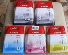 6 x Original Canon CLI-8 BCMY
