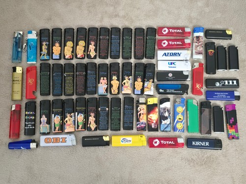 Große feuerzeug sammlung - feuerzeug, –