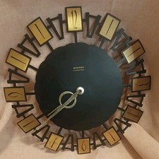 Wanduhr 60er Jahre Staiger Chrometron Quarz