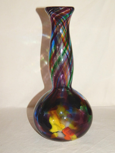 Große glas vase bunte - große,