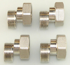 4 x HUMMEL S-ANSCHLUSS 3/4" x