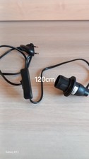 Stromkabel mit Stecker und Lampenanschluss E24  170cm Max 10W 