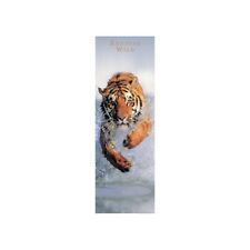 GROSSE WAND TÜR POSTER TIGER RUNNING WILD 53cm x 157cm / 21" x 62"