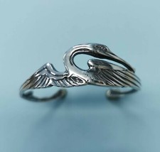 Art Nouveau Bangle Crane 925