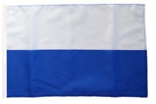 Streifen weiß-blau Banner