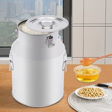 28 Liter Edelstahlfass Milchkanne Milchkrug Milch Transportkanne Milchbeh?lter