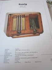 Radio-Fernseharchiv Schaltplan 95 Eumig 439 W, 1938