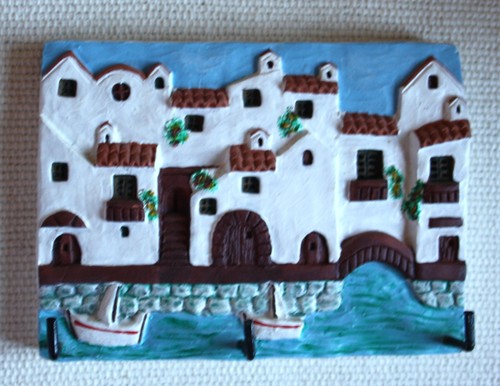 Mediteranes wandbild - mediteranes,