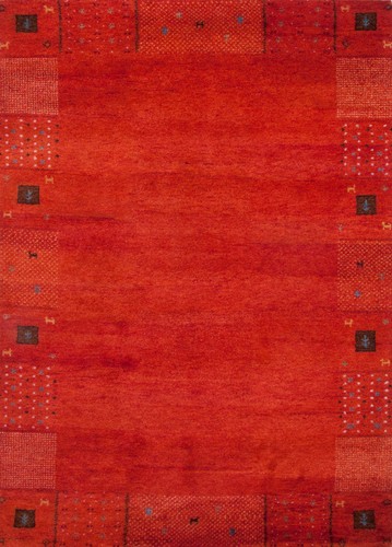 Theko flair gabbehteppich - gabbehteppich, rot