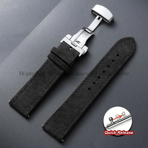 Uhrenarmband wildleder 22mm - uhrenarmband,