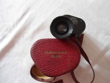 Monokular 6 x 30 Gütezeichen Q Carl-Zeizz-Jena  mit Werbung auf Tasche  DDR Zeit