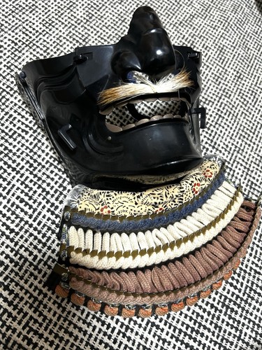 Samurai menpo maske von - samurai, yoroi