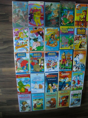 Verkaufe vhs videokassetten - 25,