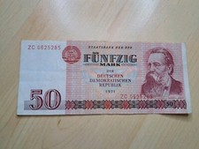 DDR 50 Mark Banknote