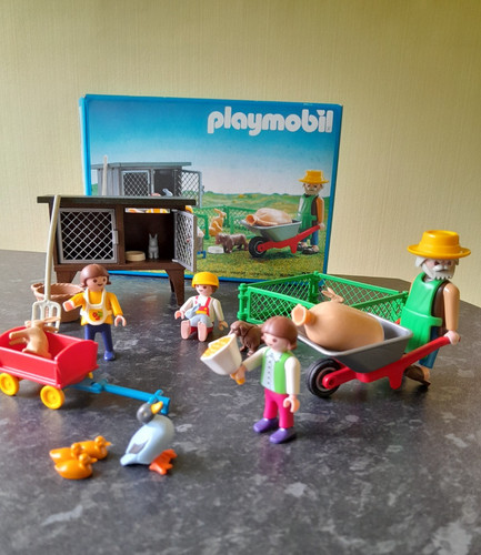 Vintage playmobil hasenstall - vintage,