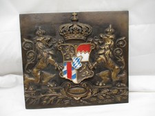 Rotguss Tafel Wandschild