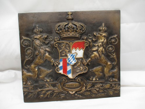 Rotguss tafel wandschild - rotguss,