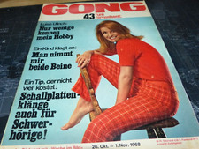Gong  43/1968 Heidelinde Weis/Diana Rigg/Emma Peel/Bill Bo/Rinaldo Rinaldini