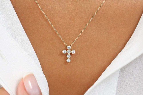 Diamant hals kette collier - kette,