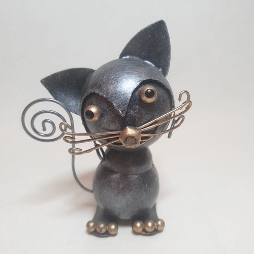Blechfigur katze kunst - blechfigur,