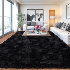 Teppich schwarz 1,60 mal 2,30 Meter sehr weich neu unbenutzt Original verpackt