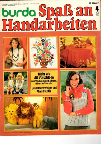 Burda zeitschrift 1976 spaß - 1976:,
