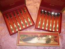Spode Christmass Tree Besteck Kuchengabeln Kaffeelöffel Tortenheber OVP Auswahl