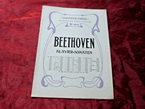 Beethoven klavier sonaten - beethoven, klavier-sonaten