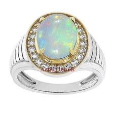 Natürlich Feuer Opal und Cz