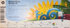 Ticket WM 2014 #58 Frankreich/